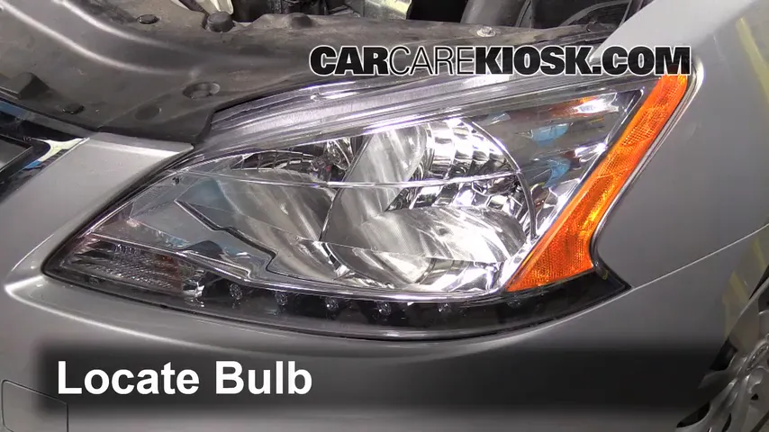 2013 Nissan Sentra SV 1.8L 4 Cyl. Lights Turn Signal - Front (replace bulb)